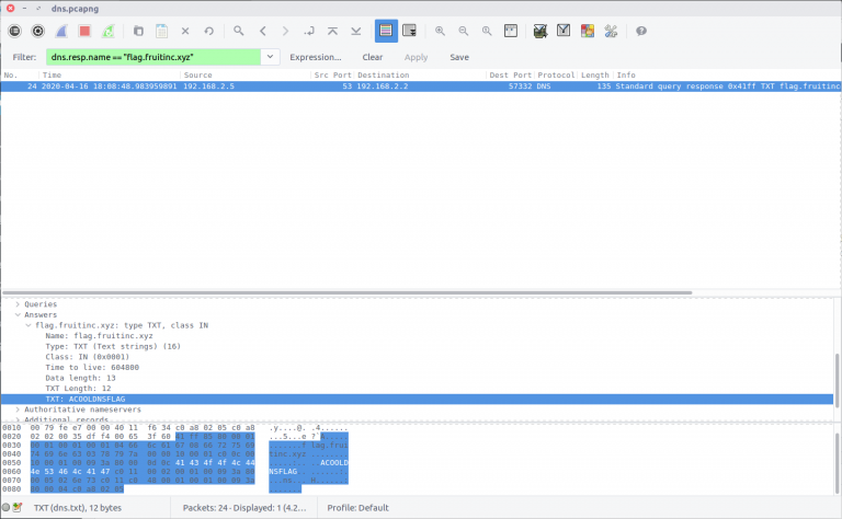 wireshark capture filter to specific top level domain